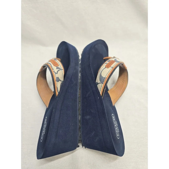 Coach Juliet Womens Size 9B Slip On Casual Platform Flip Flop Sandals- READ INFO - Picture 11 of 16